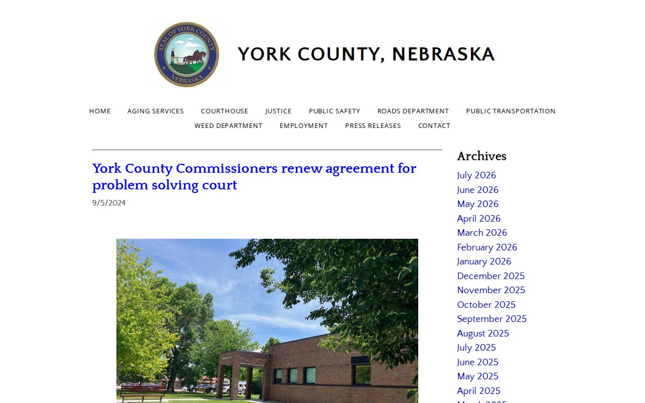 York County criminal records problem-solving court renewal
